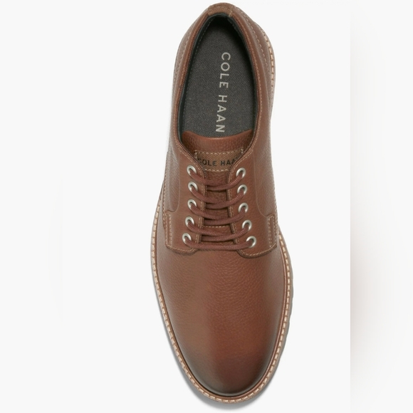 Cole Haan Midland Plain Toe Lug Sole Derby (Men) Brand New, Size 12 Brown - NWOT - Picture 5 of 6